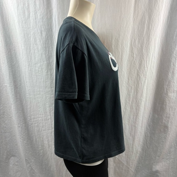 Anthropologie Girl Dangerous Tee COSMO CLUB FADED BLACK CLASSIC TEE M - Picture 7 of 9